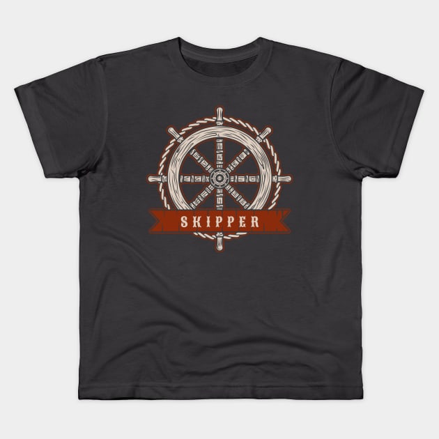 Fun Skipper Apparel Kids T-Shirt by Topher's Emporium